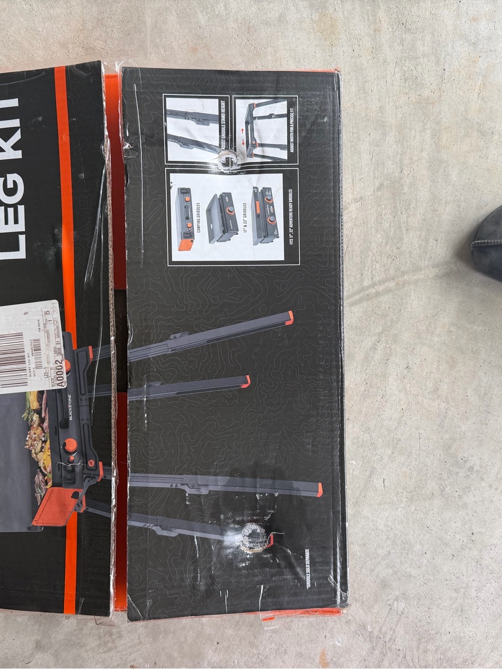 Blackstone Adjustable Leg Kit for 17” & 22” griddle